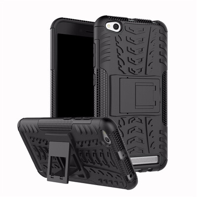 

Goowiiz Phone Case For Xiaomi Redmi 55A5 PlusNote 5 India Armor Tire Texture Rugged Protection PCTPU Silicone