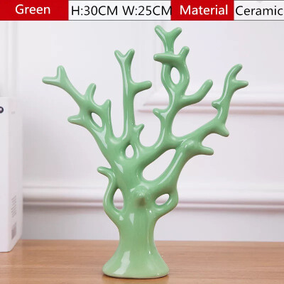 

Nordic ceramic money tree figurines creative modern home decorations accessories living room study mascot ornaments wedding gift