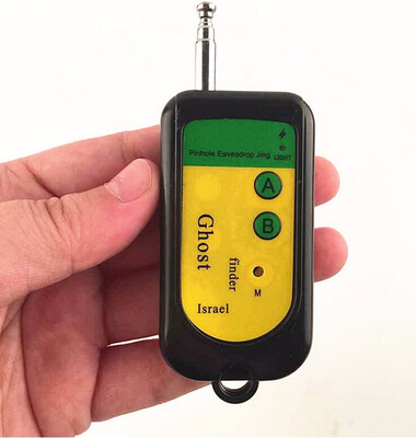 

10Pc Signal Bug RF Detector Finder Scanner Monitor Checker Pinhole Surveillance Camera GSM Wireless Device 1002400Mhz BLK GHOST