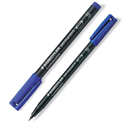 

Стрикленд дом (Staedtler) S313-3 CD с постоянным маркером пера 0.4mm синий Duo обновления