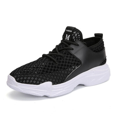 

Summer new womens sports shoes hollow mesh breathable running shoes student network shoes Korean casual shoes travel shoes