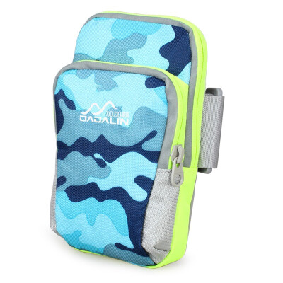 

Gagarin Sports Bag Arm Bag Wrist Bag Running Bag Arm Belt Running Arm Bag Arm Pack Camouflage Blue Large