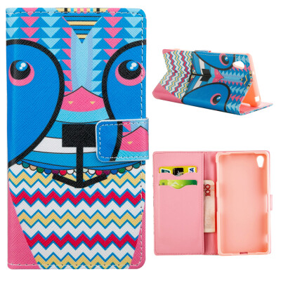 

MOONCASE Case for Sony Xperia Z2 Flip PU Leather Fold Wallet Card Slot Kickstand Back Case Cover [Pattern series] /a05