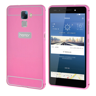 

MOONCASE чехол для Huawei Honor 7 Bumper Frame Hard 2 in 1 Cover Pink