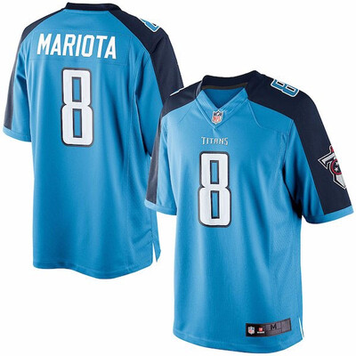 

Mens Tennessee Titans Marcus Mariota Nike Navy New 2018 Game Jersey