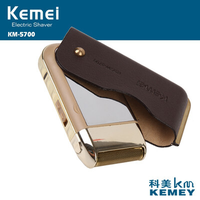 

Kemei5700 Electric Rechargeable Reciprocating Man Shaver Triple Knife Electric Shaving Razor Facial Treatment Free