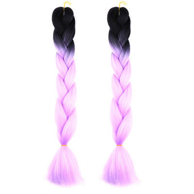 

2T 3T Jumbo Braids Hairstyles Hair For Russian Women Colors Synthetic Braiding Hair