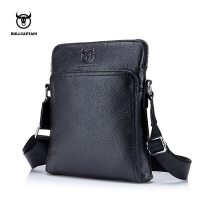 

BULLCAPTAIN New Fashion Brand Men Bag Genuine Leather Messenger Bag Business Casual Briefcase Crossbody bag male shoulder bag
