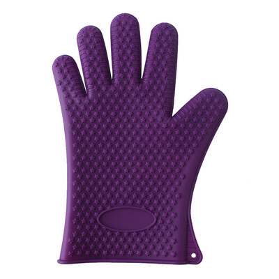 

mymei Kitchen Heat Resistant Silicone Glove Oven Pot Holder Baking BBQ Cooking Mitts