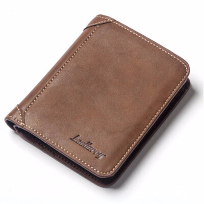 

Shozafia Wallet Short Mens chamois leather Vintage Clutch Bag