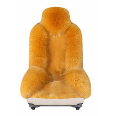 

1PCS Side Long Wool Front Universal Car Seat Covers Australian Pure Natural Fur Seat CoverSuper Warm Winter Car Cushion WSC_02