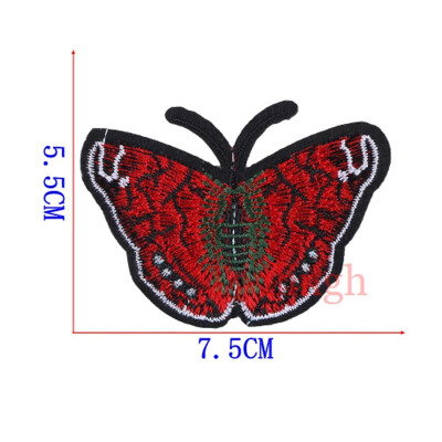 

1 Pcs Flowers Patches Embroidered Sticker Sew On Iron On Patch Retro Style Flower Applique DIY Clothes Repair Badges For Wedding