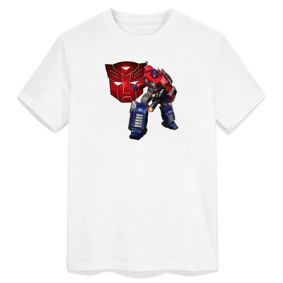 

Men Tees Megatron Transformer Optimus Prime Animation Cartoon 80s Tees Cotton T Shirt