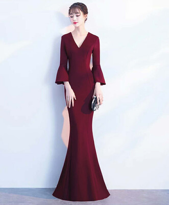 

Mermaid Evening Dress Three Seasons Frill Long Special Dress Dress 2018