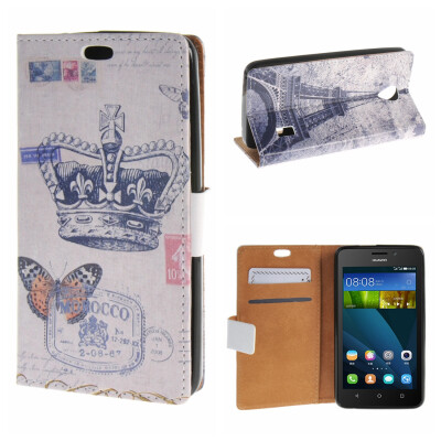 

MOONCASE Huawei Ascend Y635 ЧЕХОЛ ДЛЯ Flip Wallet Card Slot Stand Leather Folio Pouch /a16