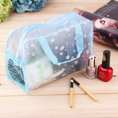 

Travel Portable Makeup Bag Toiletry Bathing Transparent Pouch Case Waterproof Random