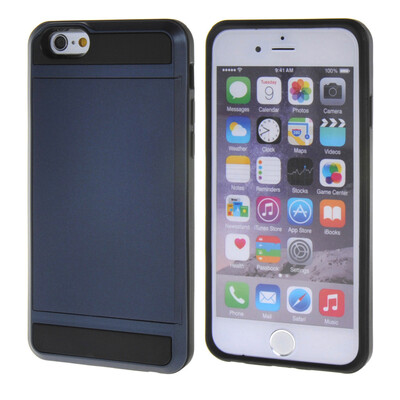 

MOONCASE ЧЕХОЛ ДЛЯ iPhone 6 / 6S (4.7") Soft Silicone Gel TPU Skin With Card Holder Protective Sapphire
