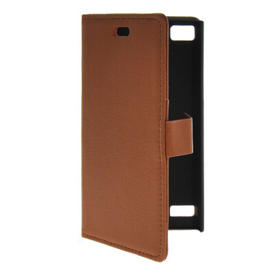 

MOONCASE Slim Leather Flip Wallet Card Pouch with Kickstand Shell Back ЧЕХОЛ ДЛЯ BlackBerry BB Z3 Brown