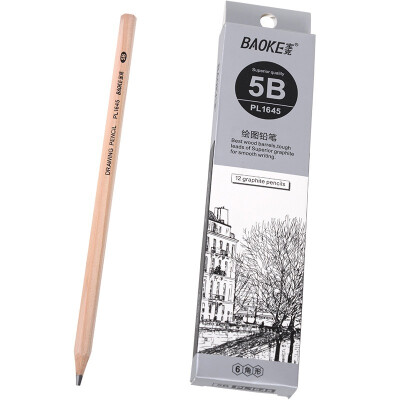 

BAOKE BAOKE PL1645 office drawing pencil drawing sketch pencil graffiti 5B 12 support