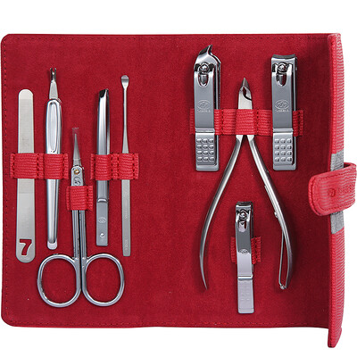 

Jingdong Supermarket 777 Nail Knife Set Nail Clamp Clamp Set 9pcs NTS-1023 Red Import