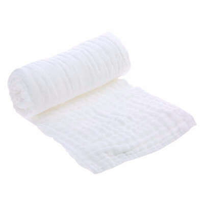 

Baby Bath Towel Blanket Swaddle 100 Muslin Cotton Super Soft Water Absorbent For Baby s Delicate Skin 6 Layer 41 41 inches Squi