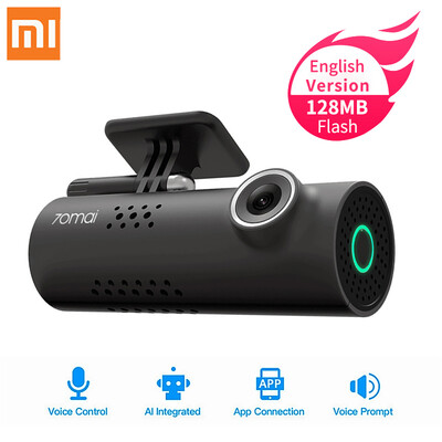 

Оригинальная английская версия Xiaomi 70 минут 70Mai Car Dash Camera DVR Smart WiFi Wireless Voice Control 130 Degree 1080P Cam