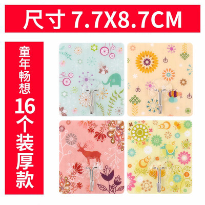 

Cntomlv Strong Cartoon Hooks Recyclable Waterproof Traceless sticker hanger Lasting Wall Hanging Self Adhesive Hooks