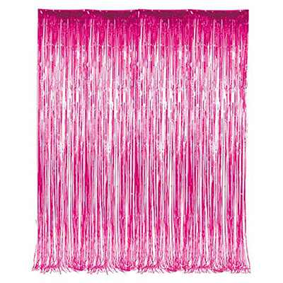 

FANLUS 32 ft x 98 ft Metallic Tinsel Foil Fringe Curtains for Party Photo Backdrop Wedding Decor Gold1 pack