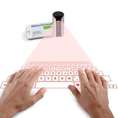 

New Projector Keyboard Wireless Bluetooth Virtual Keyboard Projection Keyboard With Speaker Microphones And Speakerphones