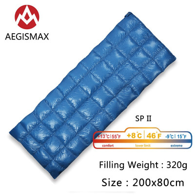 

AEGISMAX Ultra Light White Duck down sleeping bag camping Envelope type sleeping bag Ourdoor&Family