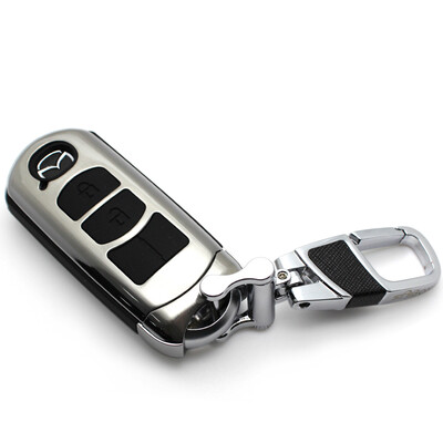 

Digalon electroplated metal 18 new Mazda key bag Angke Sela cx5 Attz CX-4 key cover protective shell special car keychain men&women