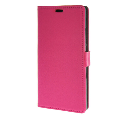 

MOONCASE чехол для BLU Life 8 XL Flip Leather Wallet Pouch Card with Kickstand Case Cover Hot pink
