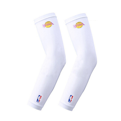 

NBA Arm Профессиональная баскетбольная рука Arm Extend Breathable Elbow Elbow 2 Подарочная коробка Lakers S / M