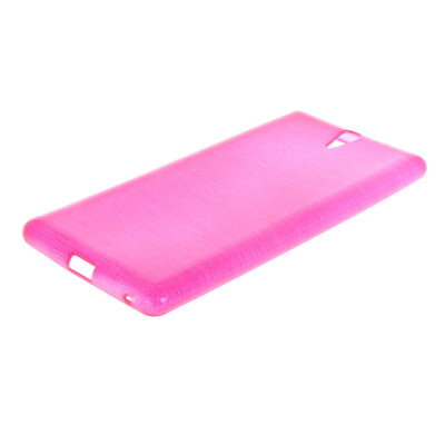 

MOONCASE Case for Sony Xperia C5 Flexible Soft Gel TPU Silicone Skin Slim Durable Case Cover Hot pink