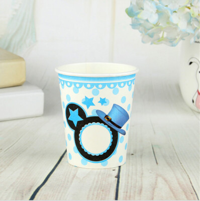 

FANLUS Creative Princess Friendship Birthday Party Paper Cups Disposable Tableware 6pcs Multi Color Party Supplies