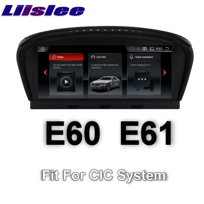 

For BMW 5 E60 E61 CIC system 20082011 LiisLee Multimedia GPS Audio Hi-Fi Radio Stereo Original Style For CIC Navigation NAVI