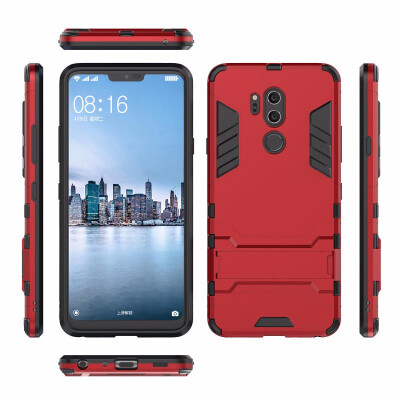 

for LG G7 ThinQ WIERSS Shockproof Hard Phone Case for LG G7 ThinQ Combo Armor Case Back Cover Fundas Caoa Coque