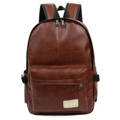 

2018 Casual Fashion Men Women PU Leather Backpack School Bookbag Laptop Shoulder Bags