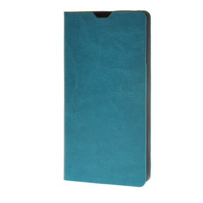 

MOONCASE Leather Side Flip Wallet Card Holder Stand Shell Pouch Case Cover for LG Magna Blue