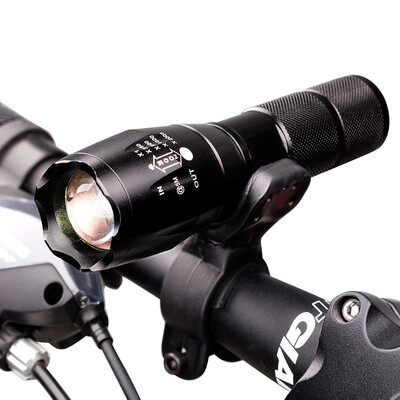 

Bowo Nick T6 Bicycle Light Front Light Mountain Bike Headlight Rechargeable Waterproof Flashlight Riding Equipment Set 2 Battery Pack