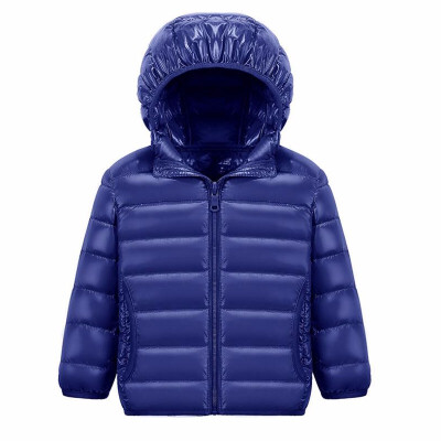 

children jacket Outerwear Boy&Girl autumn Warm Down Hooded Coat teenage parka kids winter jacket 2-13 years Dropshipping