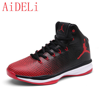 

AiDELi Summer couple breathable basketball shoes high shoes