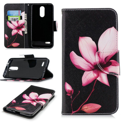 

BEFOSPEY Painting PU LeatherSoft TPU Card Slot Stand Wallet Case For LG K10201853"