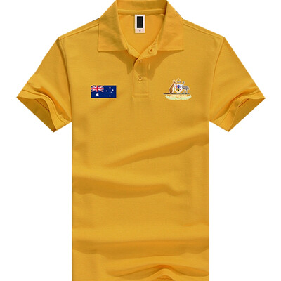 

Russia World Cup 2018 Sports Soccer Polo Shirt Summer New National Polo Shirt 32 Teams T-shirt