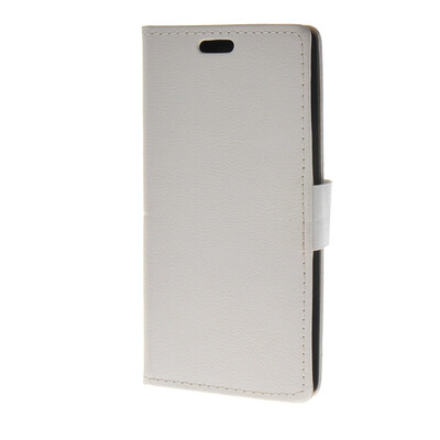 

MOONCASE Leather Side Flip Wallet Card Holder Stand Shell Pouch ЧЕХОЛ ДЛЯ LG G4 White