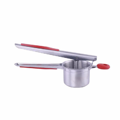 

Silica Gel Anti-Skidding Hand Shank Stainless Steel Potato Ricer Multi-functional Potato Pressing Device Puree Tool