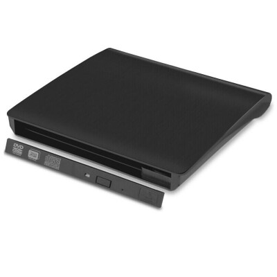 

95mm ODD HDD External Optical Disk Drive Case Box USB 30 SATA High Speed ​​for Macbook Windows PC Laptop Black