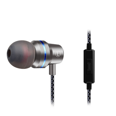 

DM1 In-Ear Headphones mp3 Computers Mobile Phones Universal Subwoofer Wired Headphones Noise Reduction Non-slip Earphones Sports