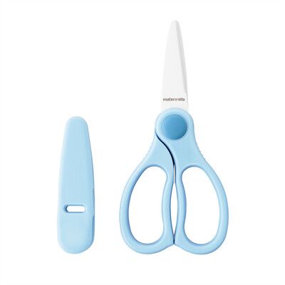 

Zichu ceramic food supplement cut baby baby food grinder childrens food supplement tools complementary food scissors blue