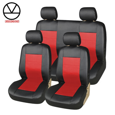 

2018 New PU Leather Universal Car Seat Covers 8PCS for Toyota Lada Renault Audi BMW Peugeot VW Mazada Ford lifan